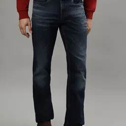 Iconic Men Light Fade Clean Look Bootcut Stretchable Jeans-image-11