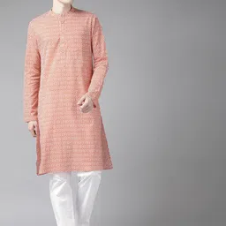 See Designs Men Geometric Printed Pure Cotton Kurta-image-93