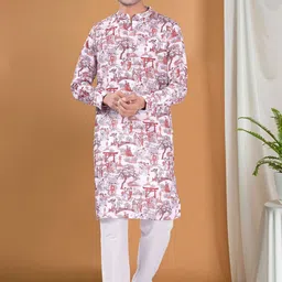 SHIWAM ETHNIX Ethnic Motif Printed Straight Kurta-picture-32