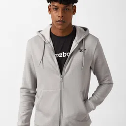 Reebok Ri Left Chest Logo Fz Hooded Sporty Jacket-picture-39