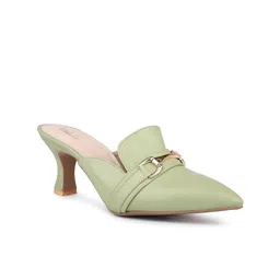 Inc 5 Pointed Toe Embellished Block Horsebit Mules image 4