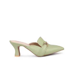 Inc 5 Pointed Toe Embellished Block Horsebit Mules image 5