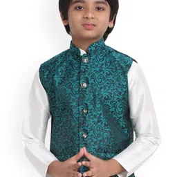 KRAFT INDIA Boys Woven Design Nehru Jacket-13