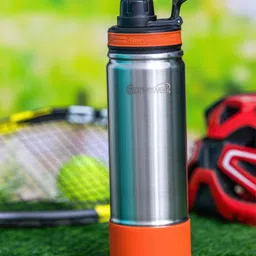 Servewell Thunder- SS Orange Colourblocked Vacuum Stainless Steel Flask - 725 ml-picture-29