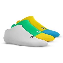 TalkingSox Unisex Pack Of 3 Colourblocked Durable Moisture Wicking Shoe Liner Socks-picture-41