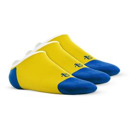 TalkingSox Unisex Pack Of 3 Colourblocked Shoe Liner Socks-37