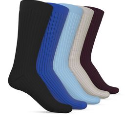 TalkingSox Unisex Pack Of 5 Calf Length Socks-picture-58
