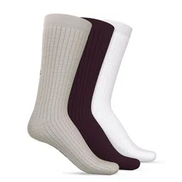 TalkingSox Unisex Pack Of 3 Striped Calf Length Socks-image-32