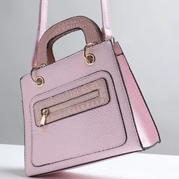 HAUTE SAUCE by Campus Sutra Textured Structured Handheld Bag-picture-31