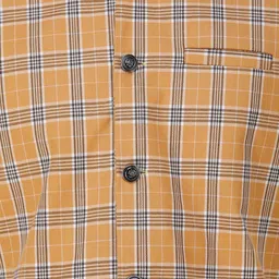 Exotic India Double Checked Pattern Nehru Jacket image 3