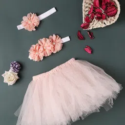 Babymoon Unisex Kids Lavender-Colored Tutu Skirt Costume Photoshoot Props-6