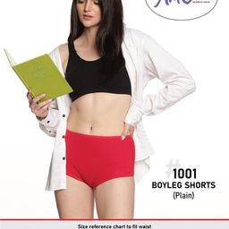 lux amore Women's High Coverage Super Combed Cotton Elastane Stretch Mid Waist Boy Shorts with Concealed Waistband and StayFresh Treatment(Pack of 3) (Colors&Print May Vary) image 5