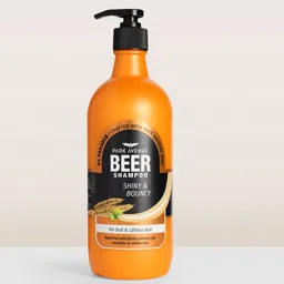 Park Avenue Set of 2 Beer Shampoo - Damage Free + Shiny & Bouncy - 650ml Each image 5