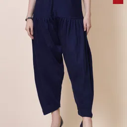 Clora Creation Pack Of 2 Woollen Mid-Rise Loose-Fit Salwar-image-99