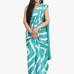 clothonus Geometric Printed Pure Cotton Saree-36