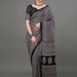 Mitera Ethnic Motifs Printed Saree-picture-50