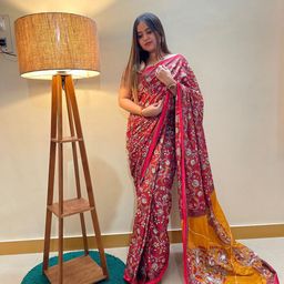 RADHA LAKSHMI Pure Cotton Ikat Saree-image-81
