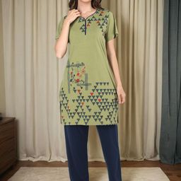 Duchess Women Printed Night suit-image-31