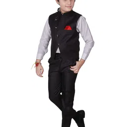 Pro-Ethic STYLE DEVELOPER Boys Black & Grey Shirt with Trousers-image-63