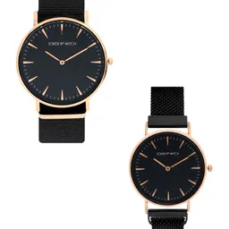 JOKER & WITCH Set of 2 Hugs & Chocolate Analogue Couple Watch Gift Set JWCW294-image-97