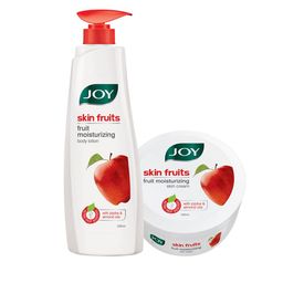 JOY Skin Fruits Body Lotion & Skin Cream Combo With Apple Extracts - 500ml Each-52