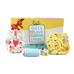 SuperBottoms Infants Set Of 4 Printed Cotton Sustainable Baby Apparel Gift Set-4