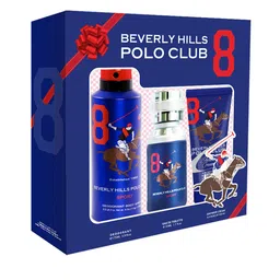 Beverly Hills Polo Club Men Gift Set No.8 - EDT 50ml+ Deodorant 175ml+  Shower Cream 150ml-10