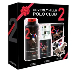 Beverly Hills Polo Club Men Gift Set No.2 - EDT 50ml+ Deodorant 175ml+  Shower Cream 150ml-35