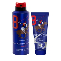 Beverly Hills Polo Club Men Gift Set No.8 - Sports Deodorant 175ml + Shower Cream 150ml-37