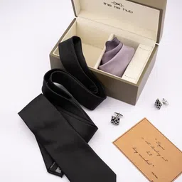 The Tie Hub Men Printed Accessory Gift Set-image-96