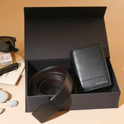Cross Men Tri Fold Wallet & Belt Leather Accessory Gift Set-picture-48