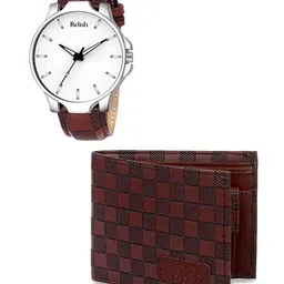 Relish Men Brown & White Accessory Gift Set-picture-7