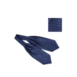 The Tie Hub Men Blue Polka Dotted Formal Accessory Gift Set-18