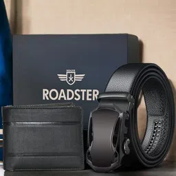The Roadster Lifestyle Co. Men Belt & Wallet Accessories Gift Set-10