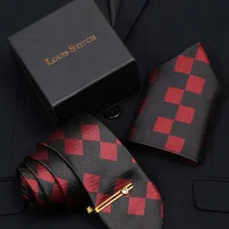 LOUIS STITCH Men Italian Silk Necktie Accessory Gift Set-picture-21