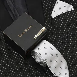 LOUIS STITCH Men Italian Silk Necktie Accessory Gift Set-picture-22