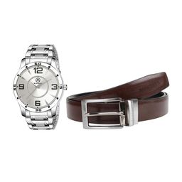 MARKQUES Men Watch and Belt Combo Gift Set-image-66