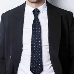 AXLON Set Of 4 Printed Necktie Pocket Square With Cufflink & Flower Pin Accessory Gift Set image 4