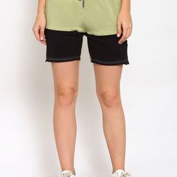 KLOTTHE Women Colourblocked Rapid Dry Sports Shorts-picture-13