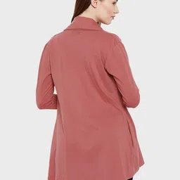 Hypernation Women Rust  Open Front Shrug image 3