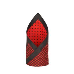 Peter England Men Red & Black Printed Microfiber Pocket Square-image-69