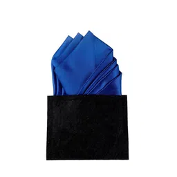 Alvaro Castagnino Men Blue Solid Solid Pocket Square-image-13