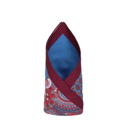 Van Heusen Maroon Printed Pocket Square-image-12