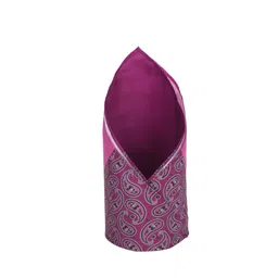 Van Heusen Purple Printed Pocket Square-35