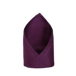 Van Heusen Men Purple Solid Pocket Square-picture-14