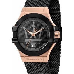 Maserati Men Textured Dial & Bracelet Style Straps Analogue Watch R8853108010-1