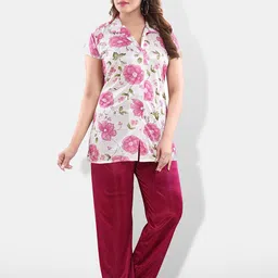 Be You Women Floral Printed Night suit-image-12