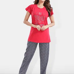 Be You Printed T-shirt With Pyjamas-picture-11