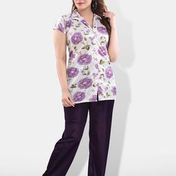 Be You Women Floral Printed Night suit-picture-21