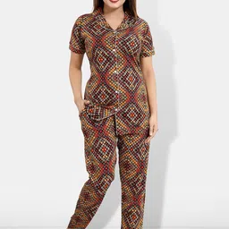 Be You Women Printed Night suit-picture-6